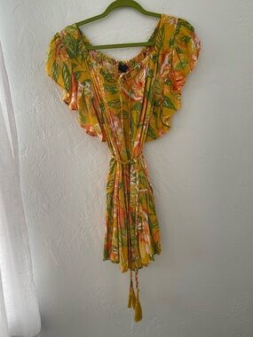 RACHEL Rachel Roy Flutter Sleeve Dress
